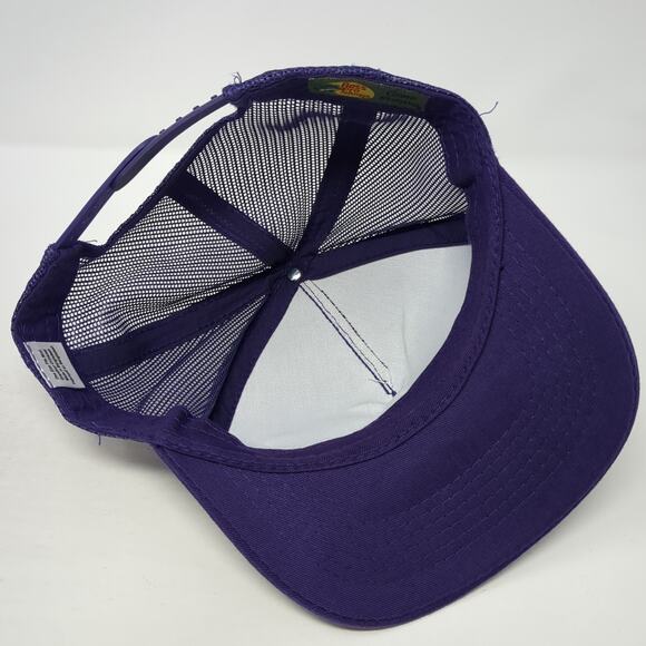 Cabela's Snapback Mesh Back Trucker Hat Purple One Size Bass Pro Shops - Picture 7 of 10